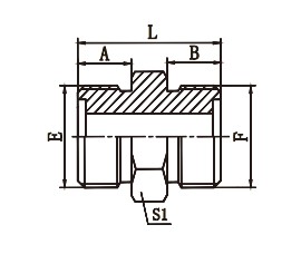 1E Metric Male O-Ring Flat Seal Main Image